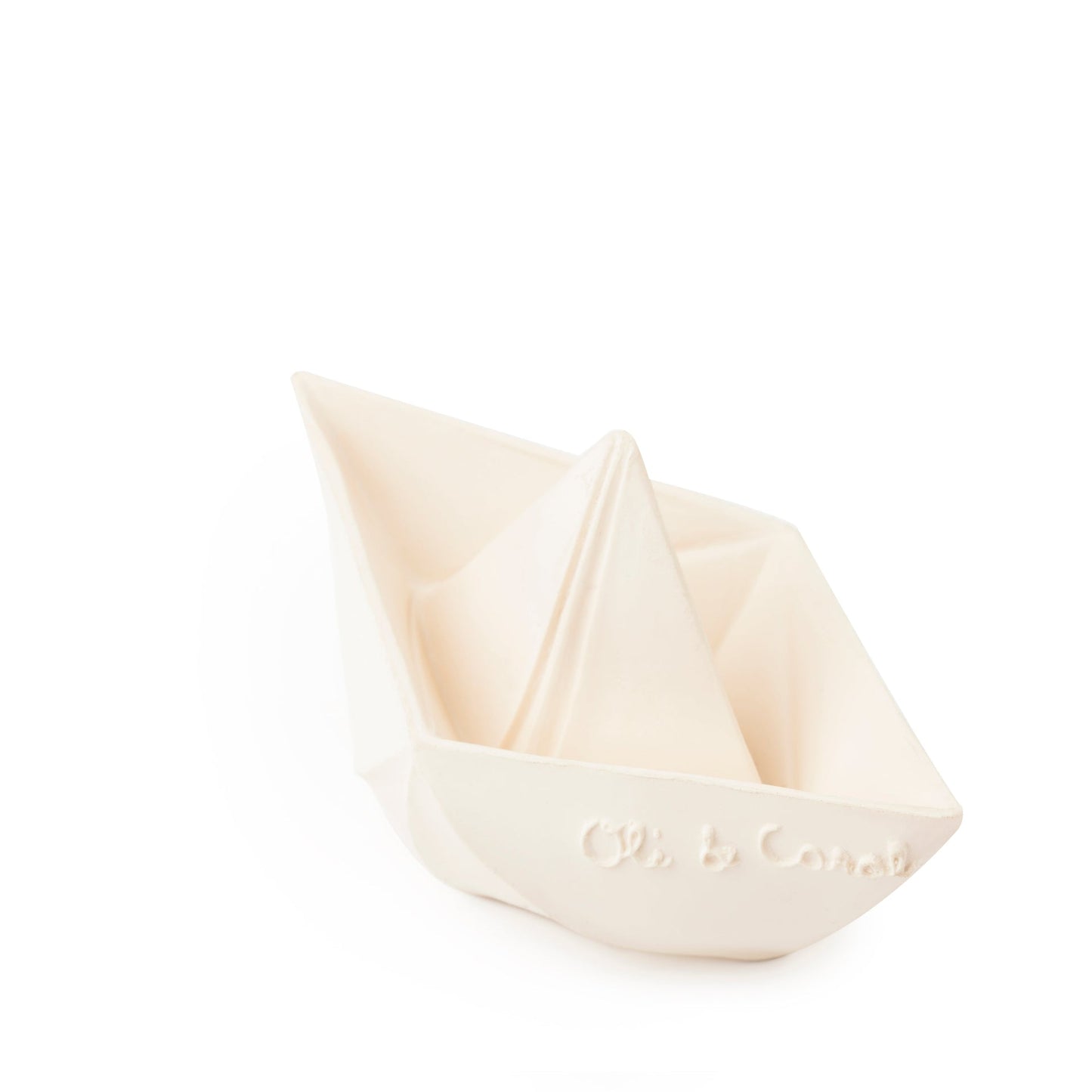 Bateau Origami Blanc – Jouet de bain et dentition bébé – vue produit 3