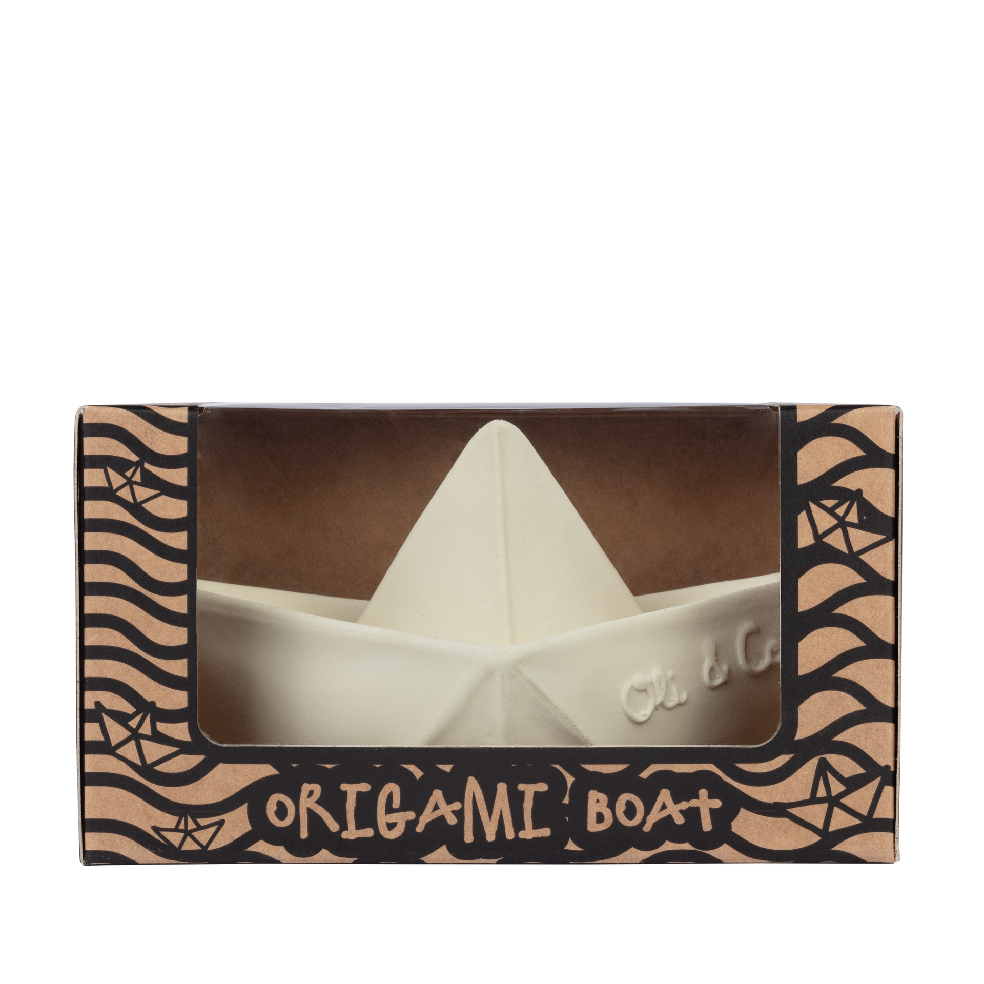 Bateau Origami Blanc – Jouet de bain et dentition bébé – vue produit 5
