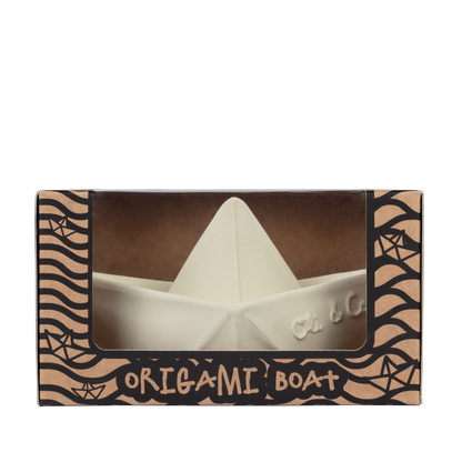 Bateau Origami Blanc – Jouet de bain et dentition bébé – vue produit 5