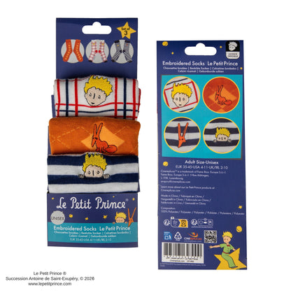 Set de 3 Paires de Chaussettes Le Petit Prince