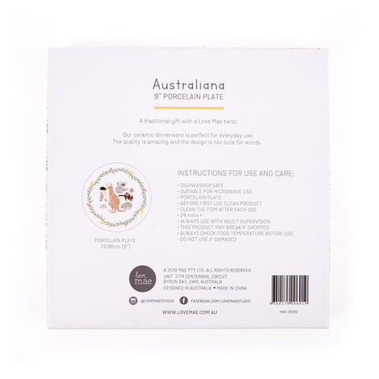 Assiette en Porcelaine Australiana avec Ventouse