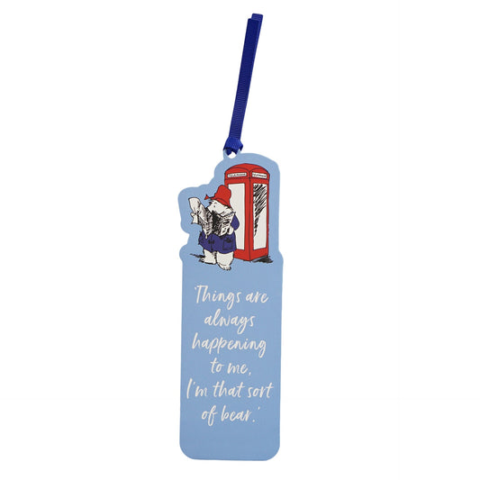 Lesezeichen aus Papier mit Paddington – Telefonzelle