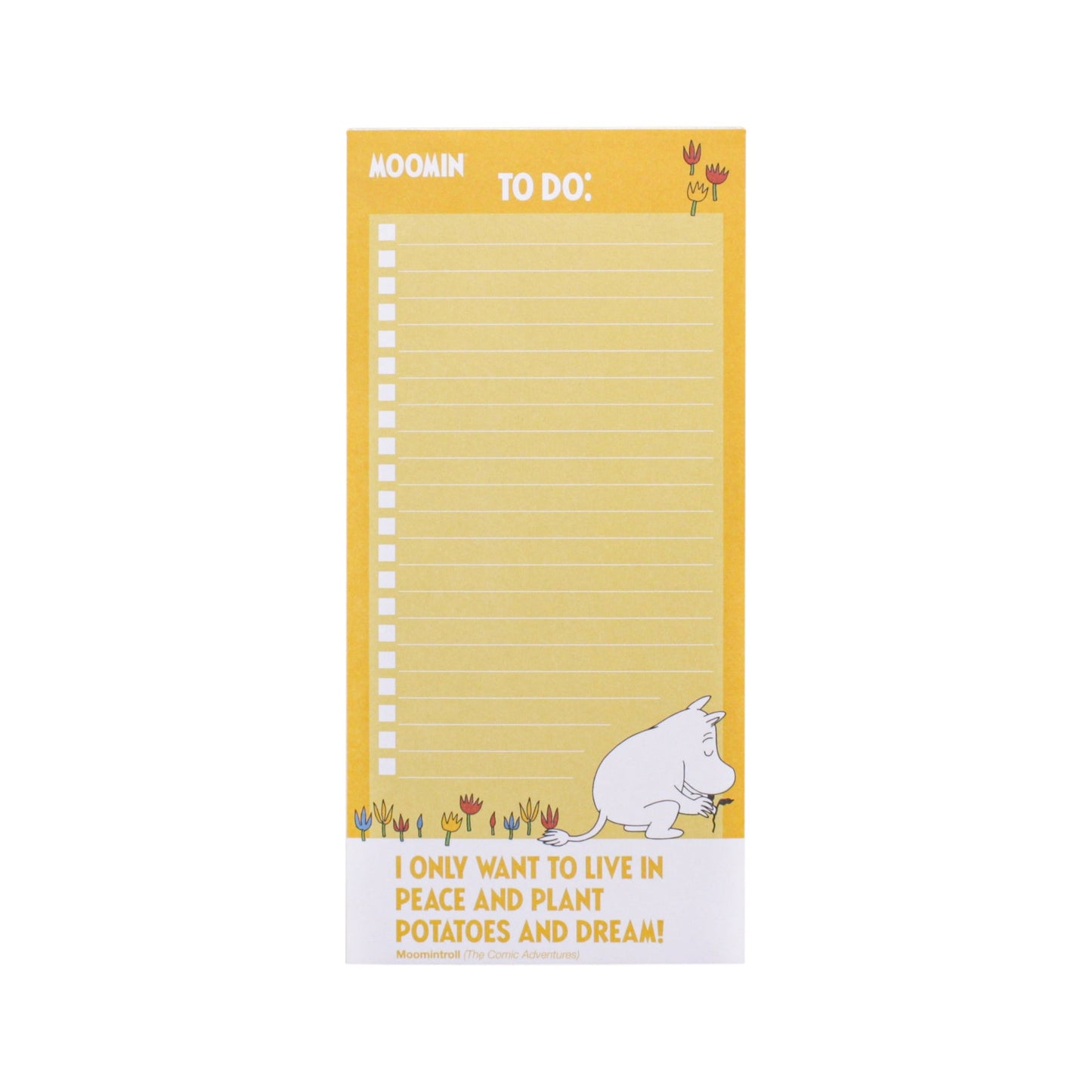Carnet Moomin - Gardening To Do List Potatoes and Dream magnetic