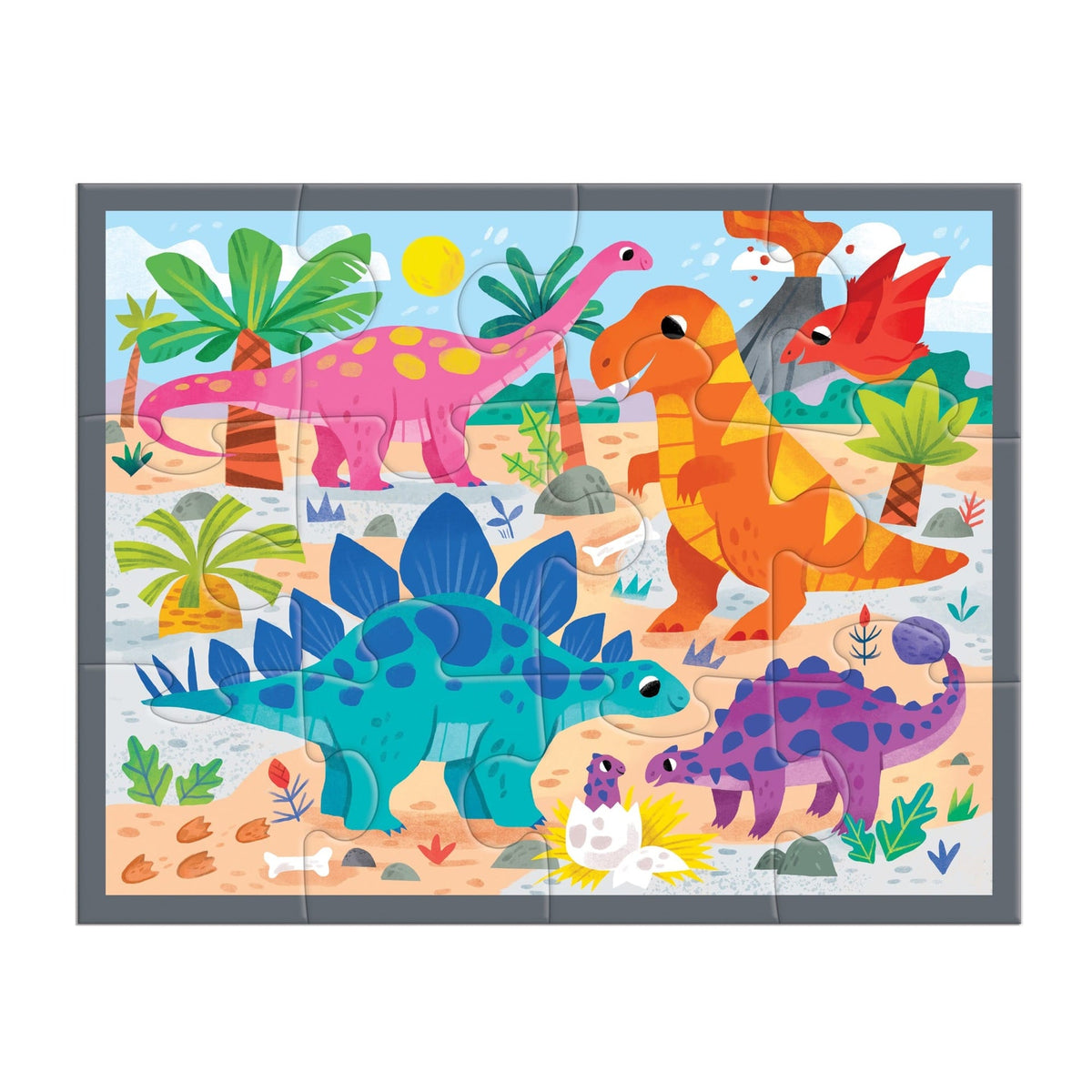 Puzzle Mighty Dinosaurs Mudpuppy - vue détaillée complémentaire