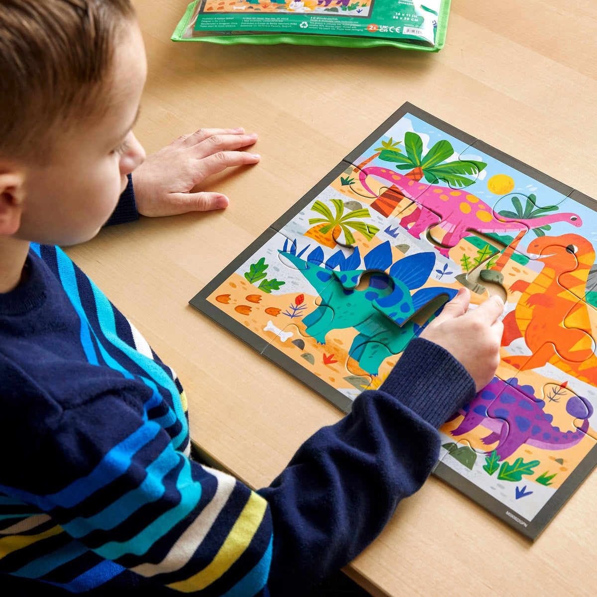 Puzzle Mighty Dinosaurs Mudpuppy - vue détaillée complémentaire
