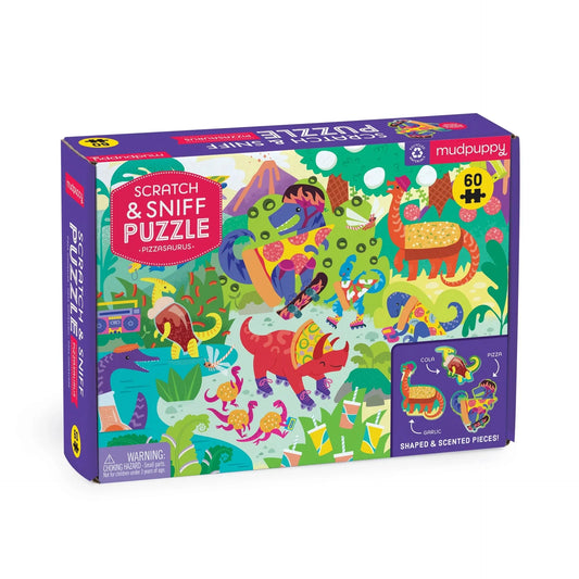 Puzzle Pizzasaurus 60 pièces - Mudpuppy