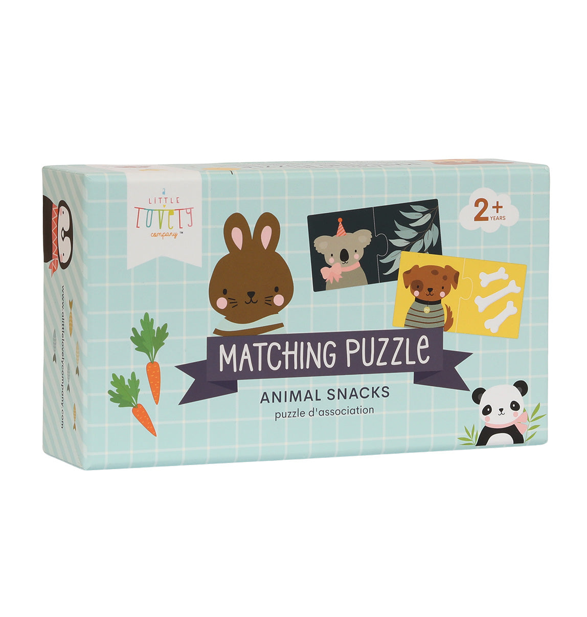 Puzzle d’association - Animaux gourmands – A Little Lovely Company