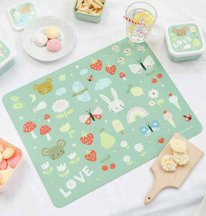 Set de table enfant - Joy – vue 2 – A Little Lovely Company