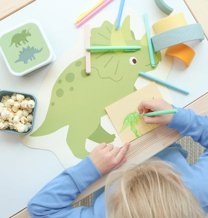 Set de table enfant - Petit dinosaure – vue 2 – A Little Lovely Company