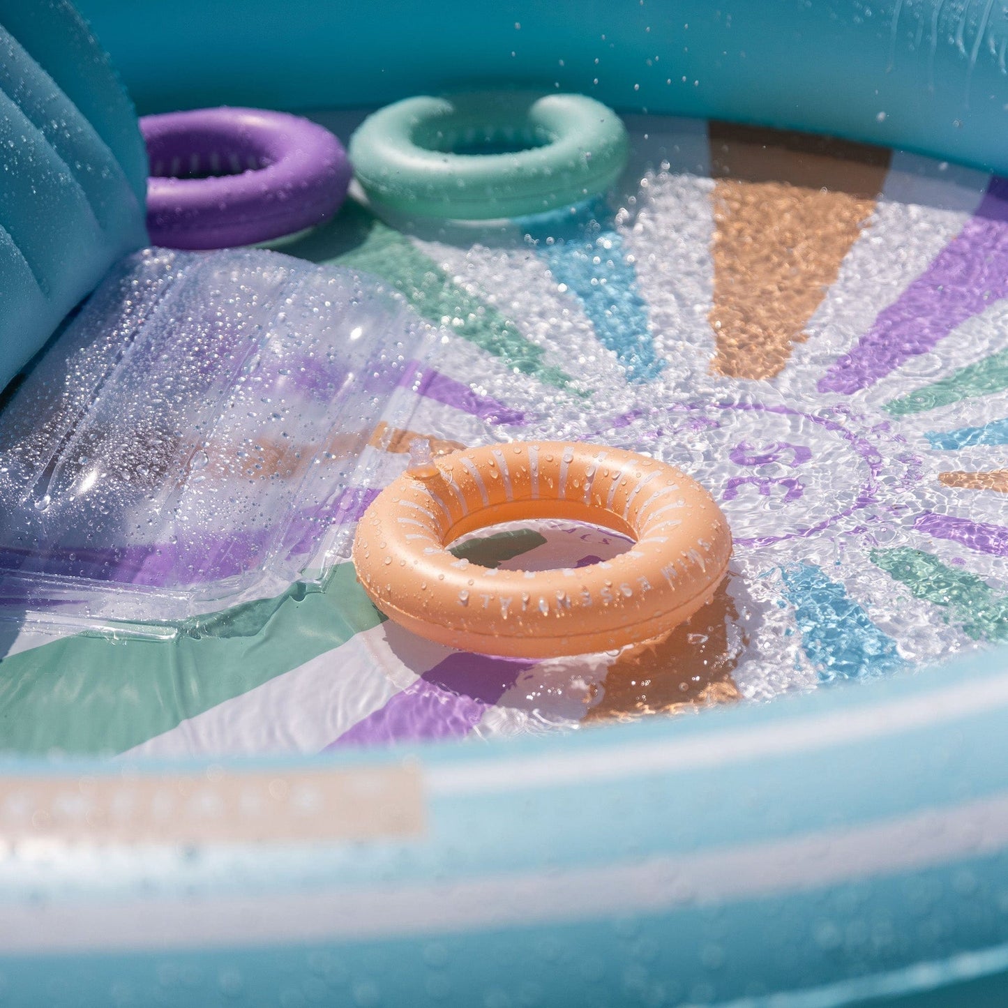 Play Pool - Multicolor - Bright Waves
