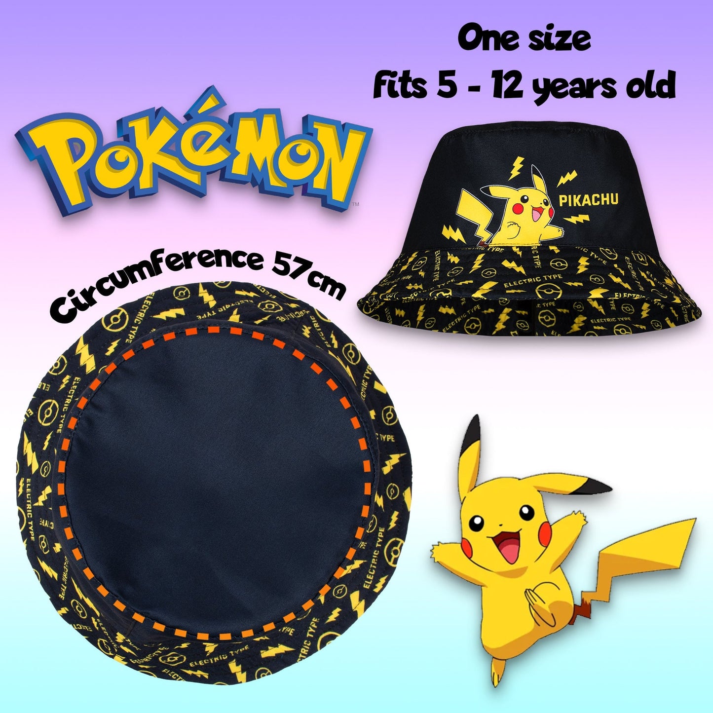 Pikachu Bucket Hat