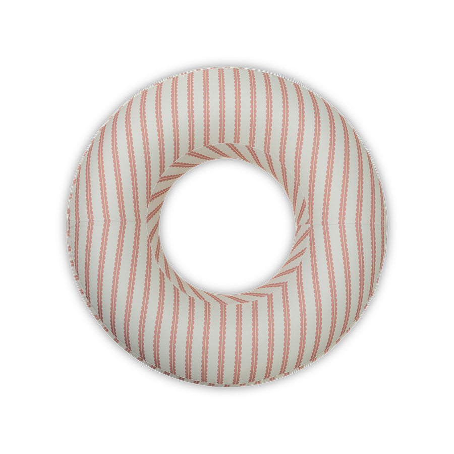 Premium Schwimmring – Rot/Beige – Saint Tropez – Ø 120 cm