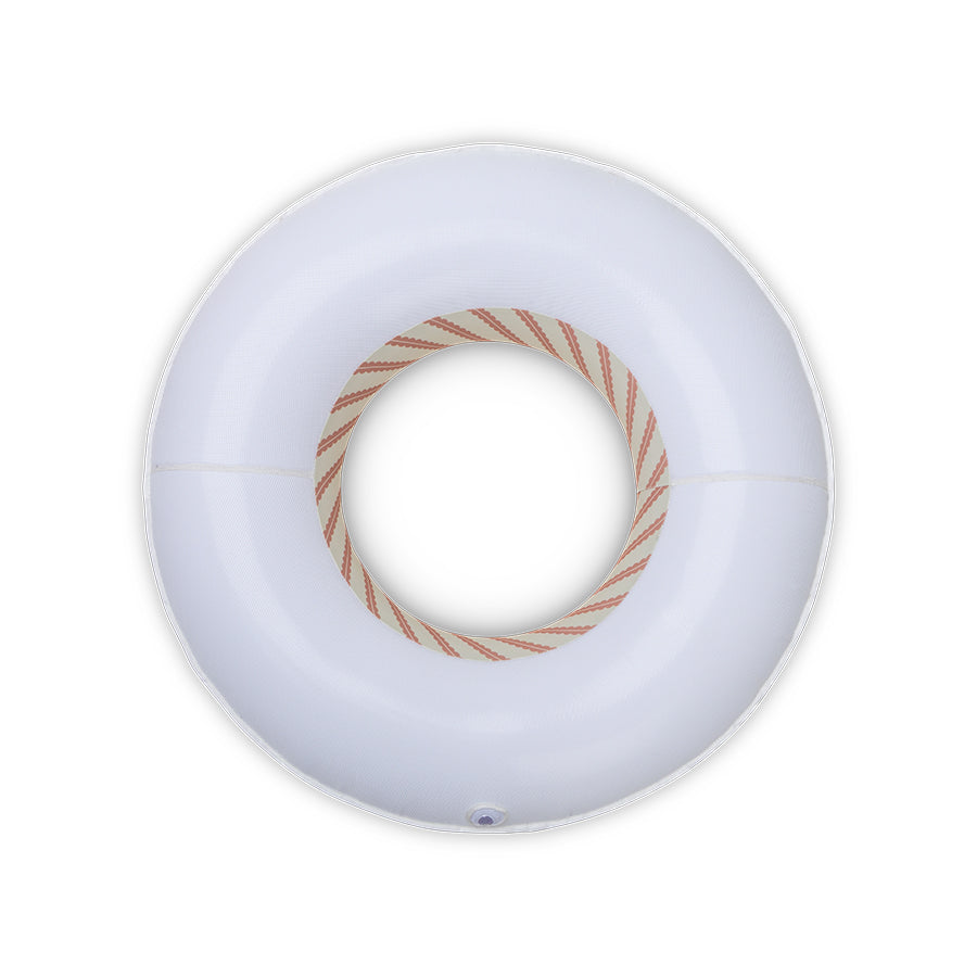 Premium Schwimmring – Rot/Beige – Saint Tropez – Ø 120 cm