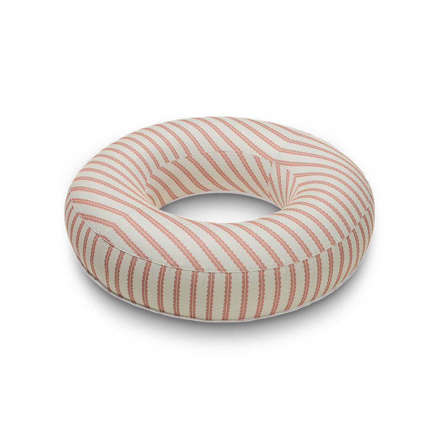 Premium Schwimmring – Rot/Beige – Saint Tropez – Ø 120 cm