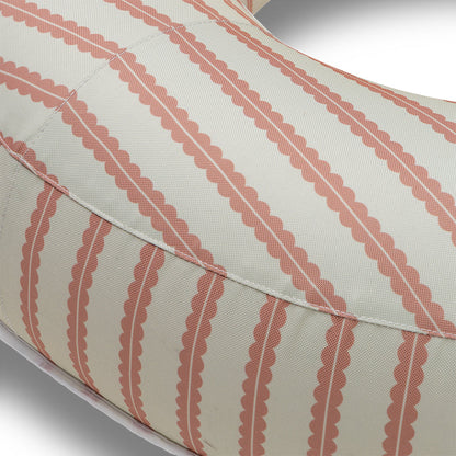 Premium Schwimmring – Rot/Beige – Saint Tropez – Ø 120 cm