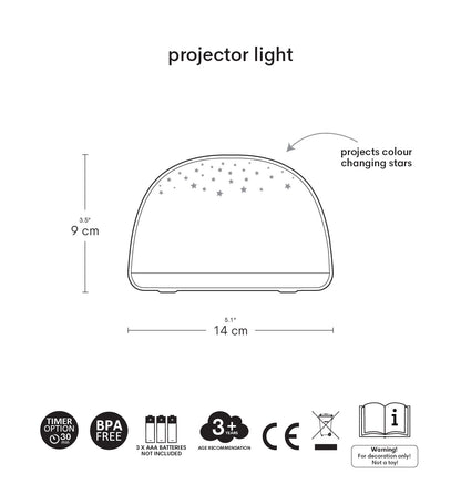 Veilleuse projecteur - Cerises – vue 6 – A Little Lovely Company