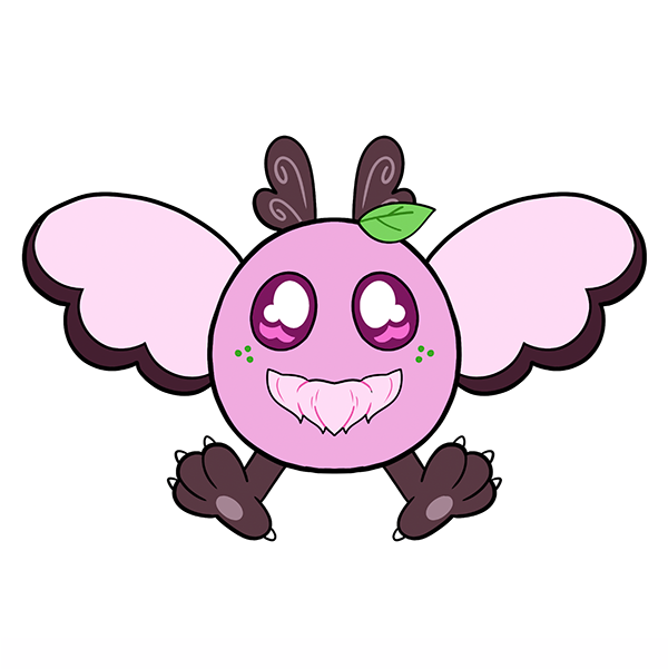 Peluche Mini Squishable – Sakura Mothman