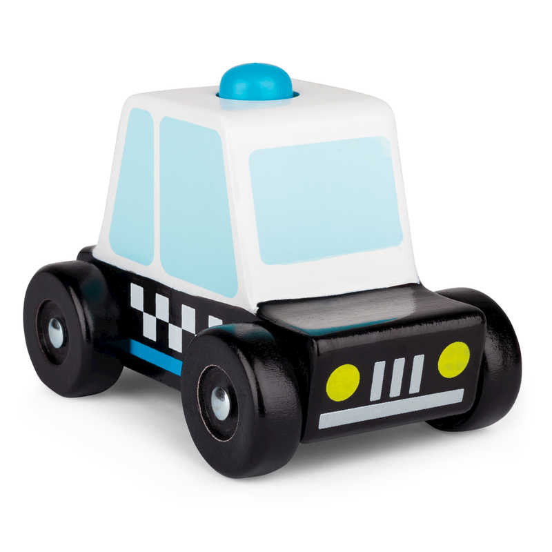 Voiture de Police en Bois Sound & Play Tobar