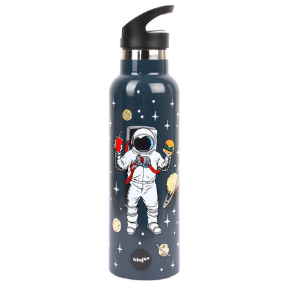 Gourde en acier inoxydable avec paille 600ml – Astronaut