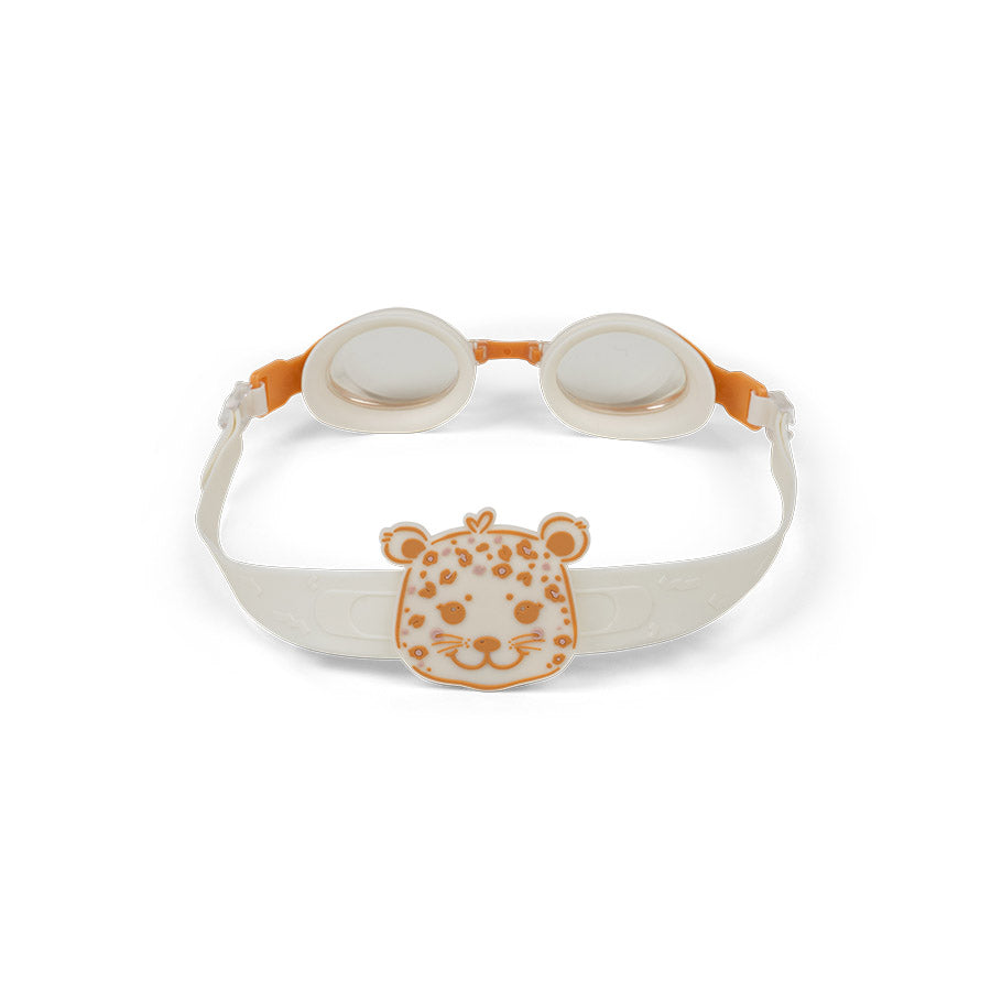 Swimming Goggles - Beige - Leopard