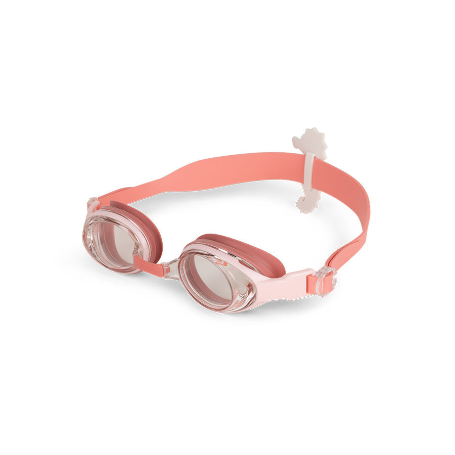 Schwimmbrille – Rosa – Seepferdchen