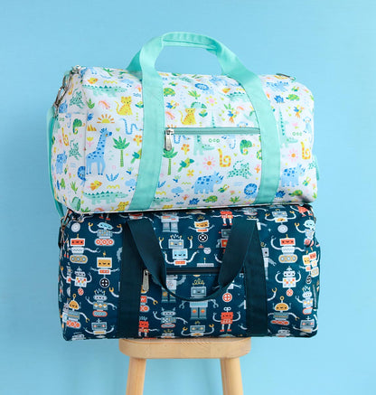 Sac de voyage enfant - Robots – vue 3 – A Little Lovely Company