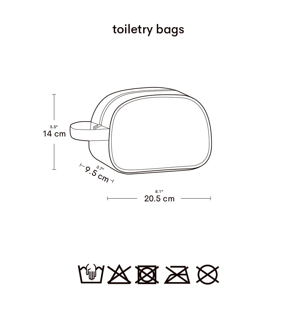 Trousse de toilette enfant - Cerises – vue 8 – A Little Lovely Company