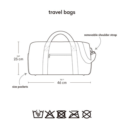 Sac de voyage enfant - Cœurs – vue 6 – A Little Lovely Company