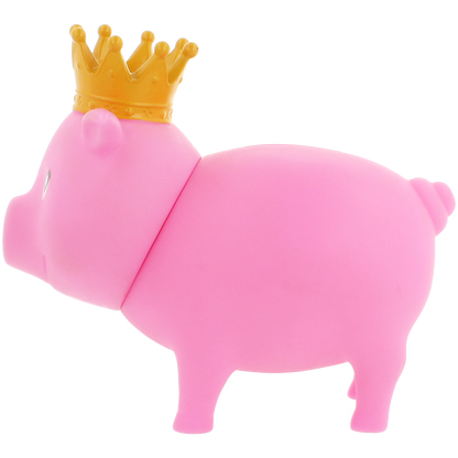 Cochon Rose Couronne