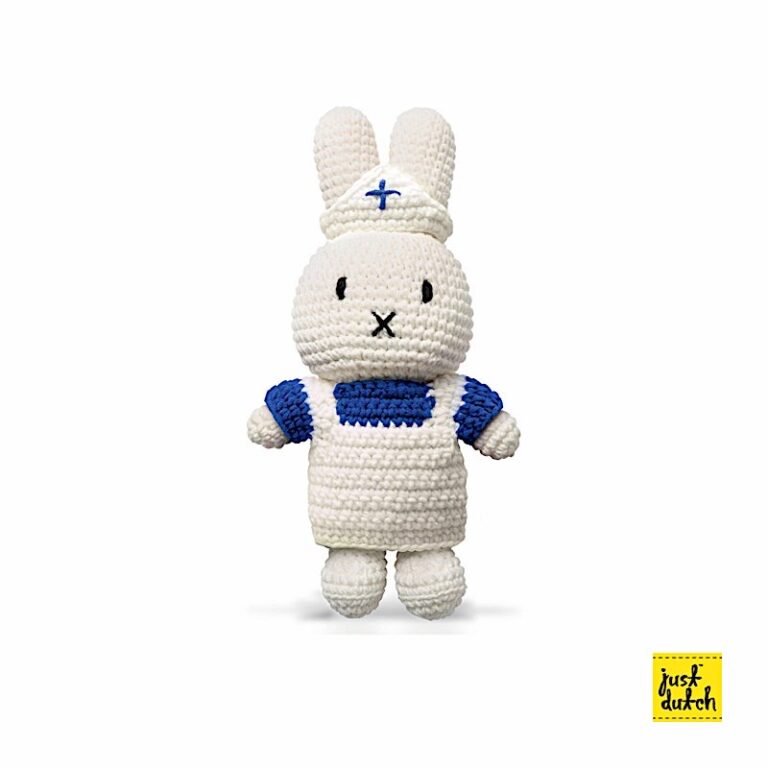 Doudou Miffy Infirmière Just Dutch - OFCK.fr