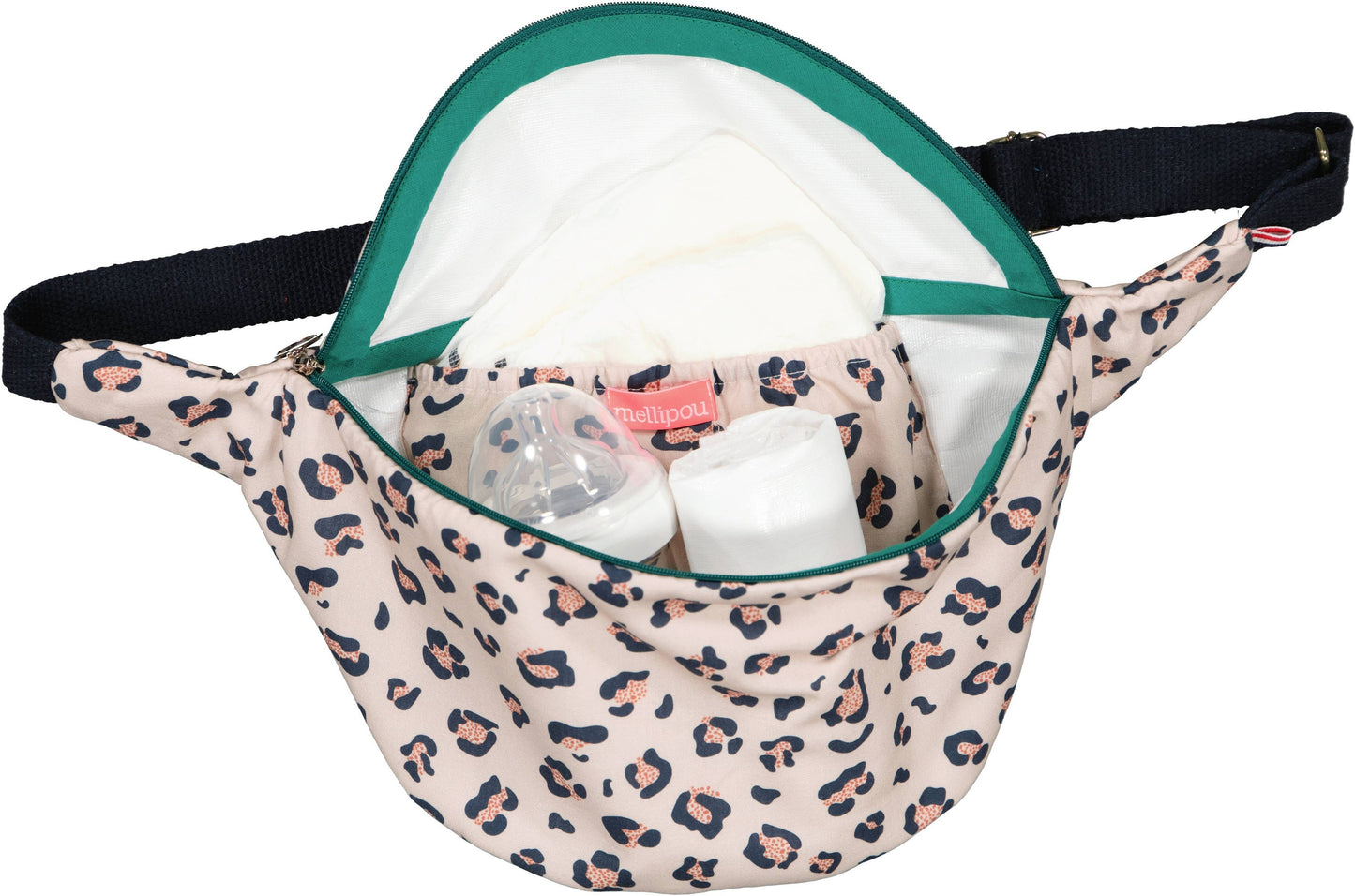 Wickeltasche – Leopardenmuster