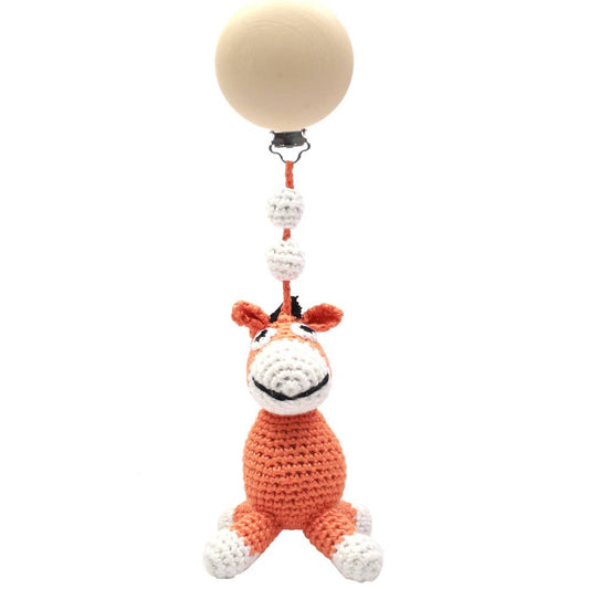 Kinderwagenhaken „Monkey“ – Orange