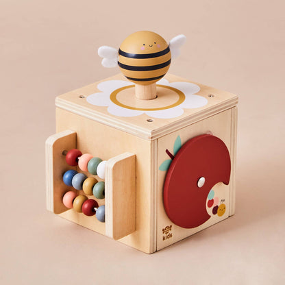 Article Enfant Mini-Cube D'activités pour Enfants en Bois Just Bee Kids