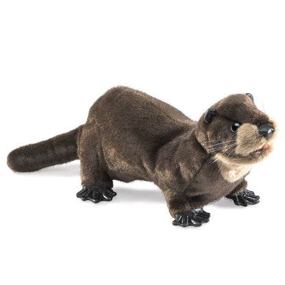 Marionnette à main River Otter et River Otter 2266 Folkmanis réaliste