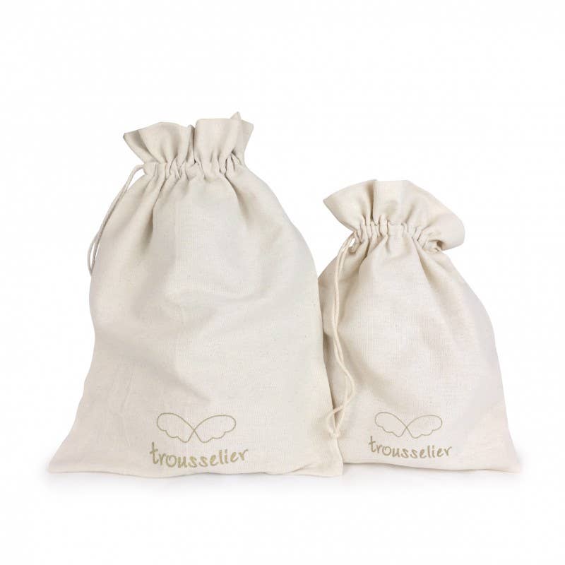 Ange Lapin Doudou avec Hochet - Coton Bio Rose