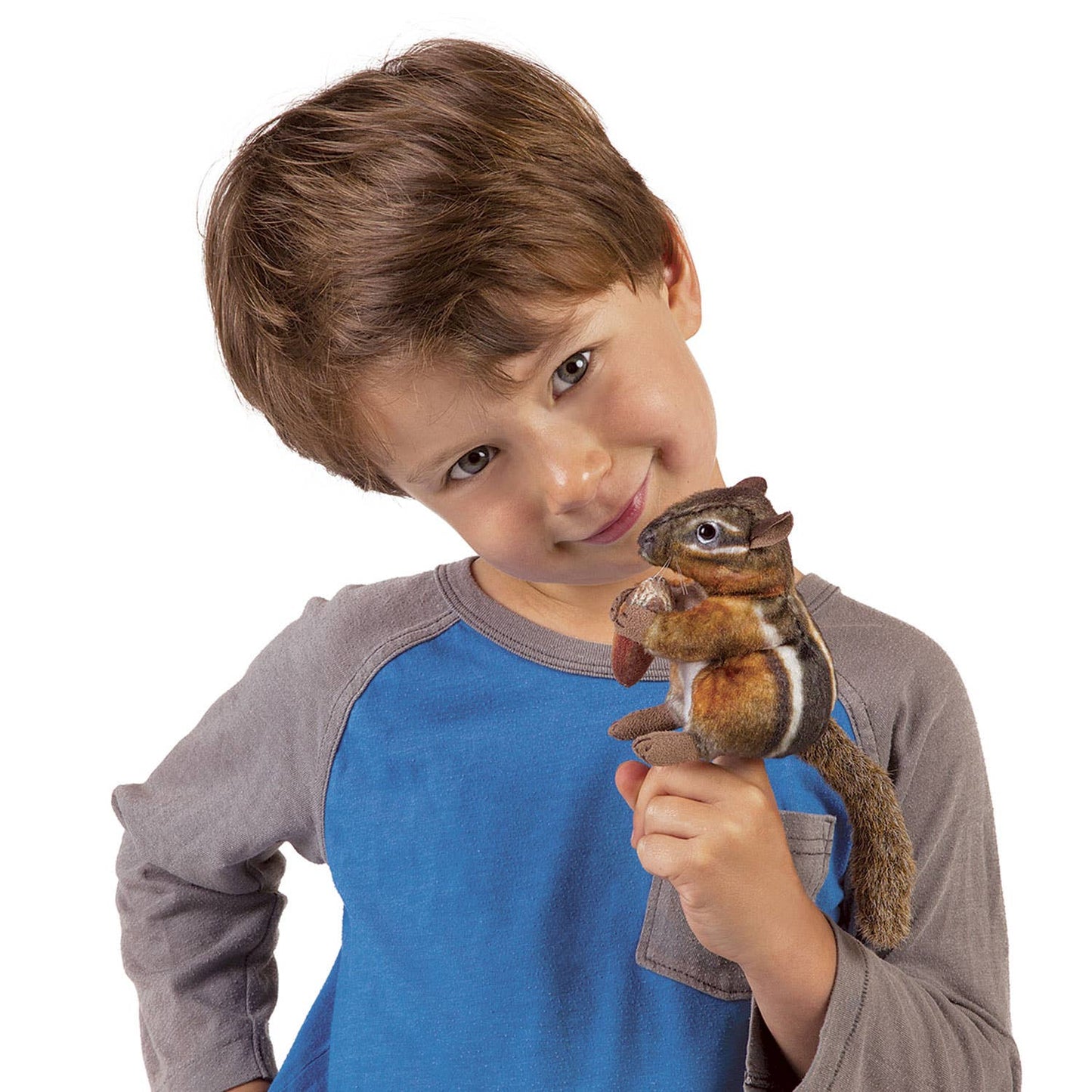 Mini-Tamia-Fingerpuppe mit Quaste