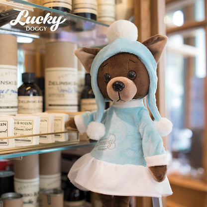 Lucky Kiki Hundepuppe: Zärtlicher Blick – 38 cm