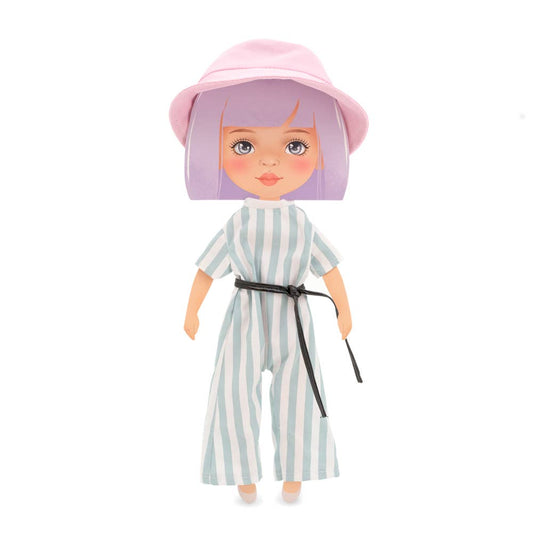 Bekleidungsset: 28 cm gestreifter Jumpsuit