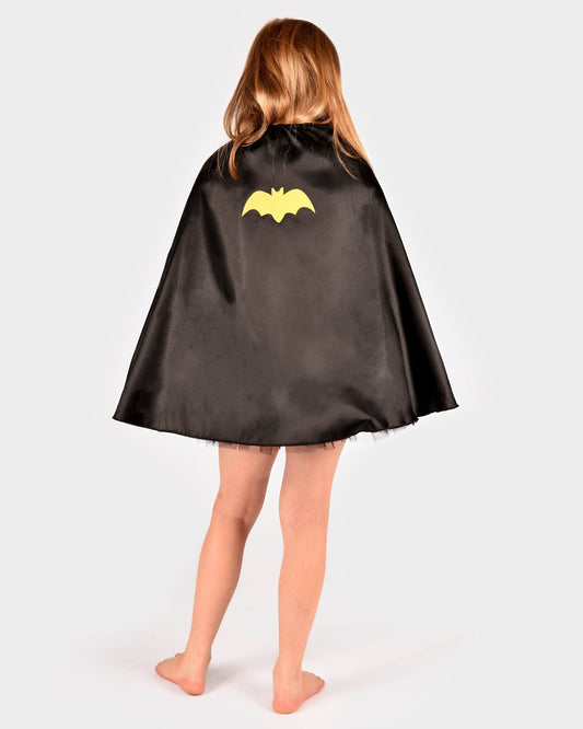 Batgirl Tutu-Kleid mit Cape 110-116 cm 4-6 Jahre