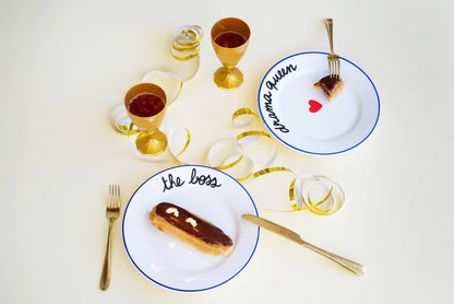 THE FAMILY HAS A BLAST Plate - The Boss