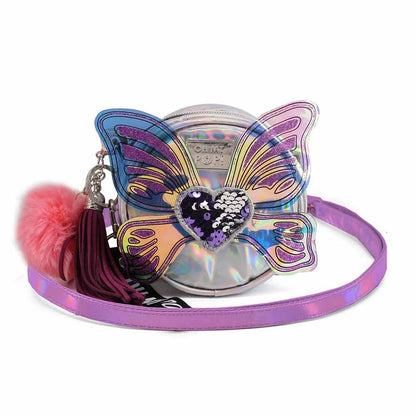 Oh My Pop! "Wings" Small Round Shoulder Bag