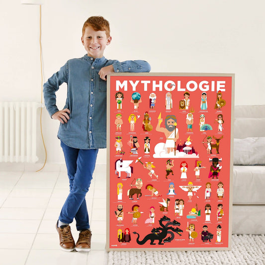 Mythologie - Poster en stickers - Discovery 7+