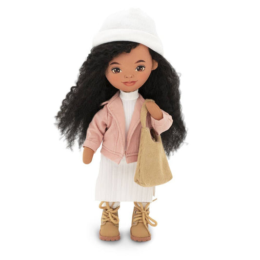 Tina-Puppe mit rosa Jacke, 32 cm