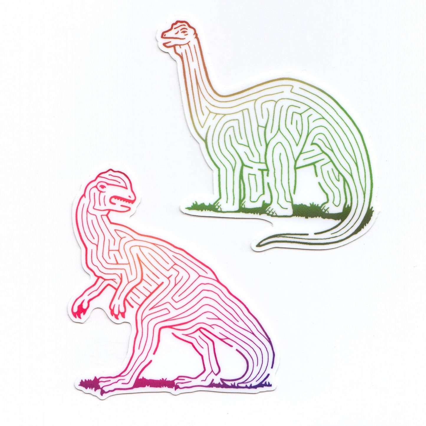 Sticker Dinosaurier-Labyrinth
