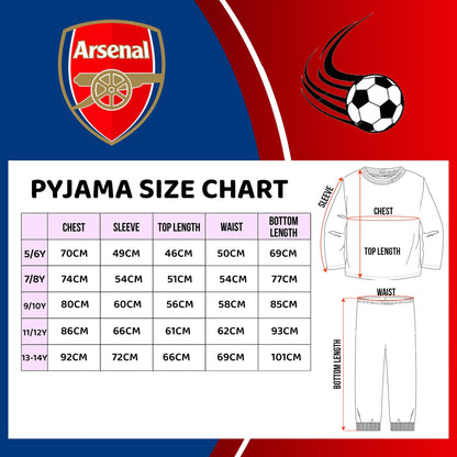 Arsenal F.C Pyjamas rouge