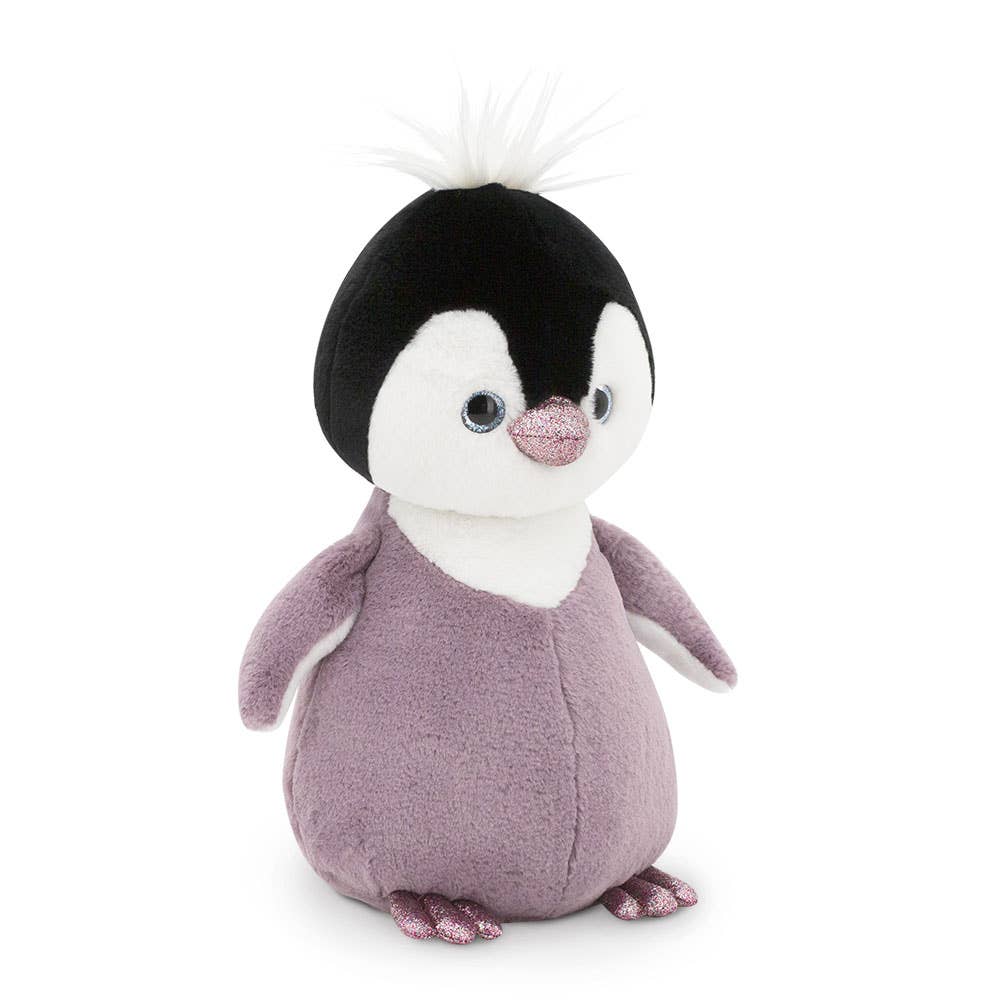 Fluffy, der lila Pinguin, Plüschtier