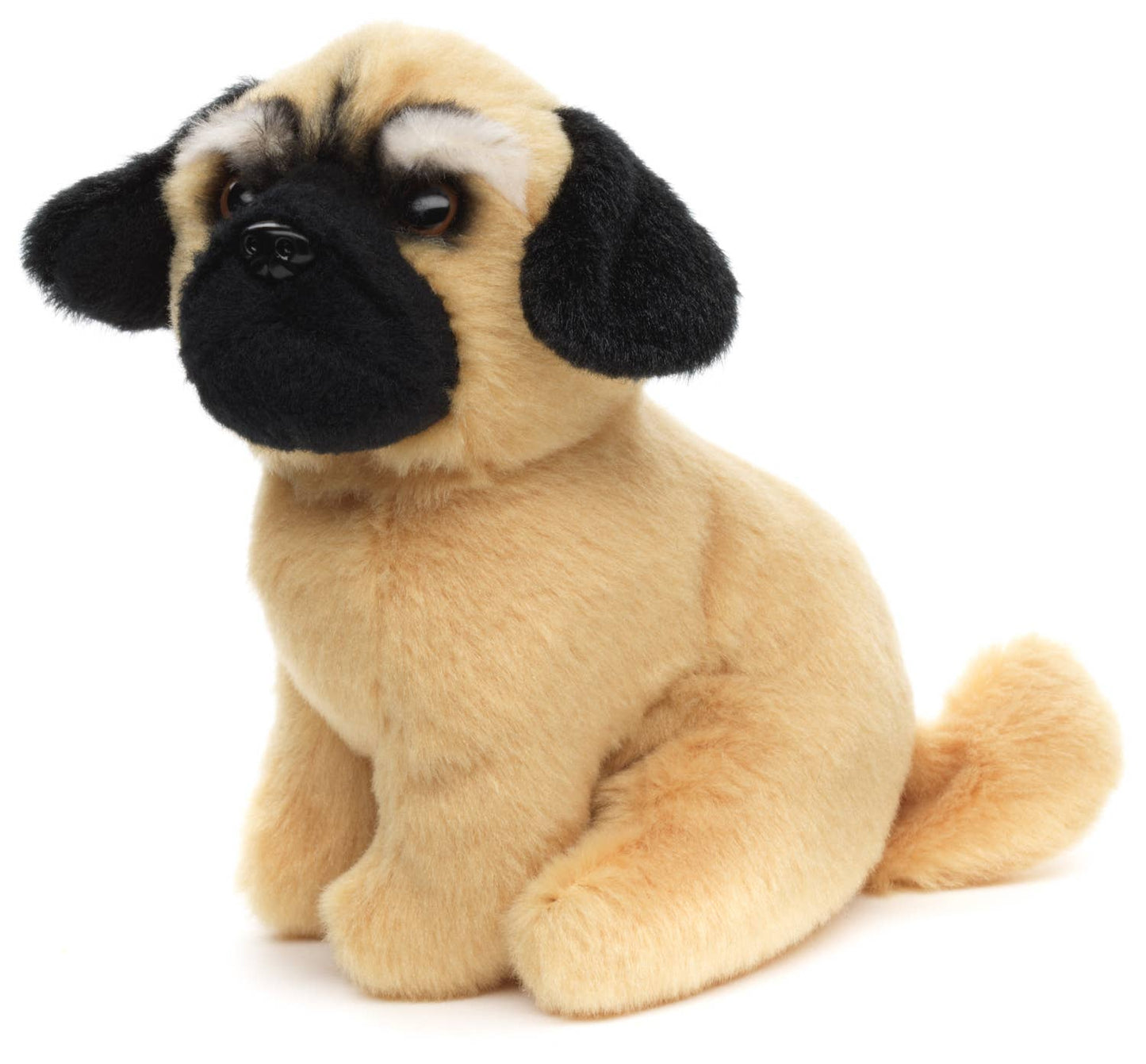 Peluche carlin assis