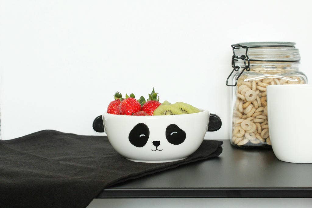 Keramik-Müslischale mit Panda-Motiv