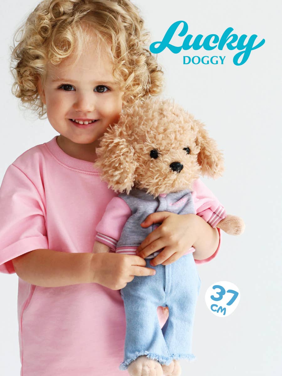 Fendi Lucky Dog Puppe: Urban Chic – 38 cm