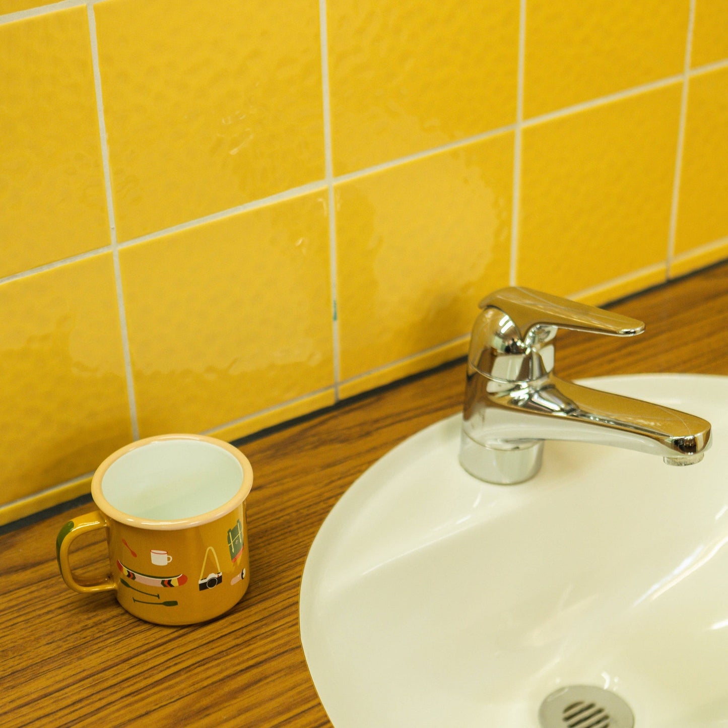 “Camp Stuff” enamel mug